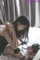 Coser @ 桜 桃 喵 Vol.046: 黑裙 妹 抖 (48 photos)